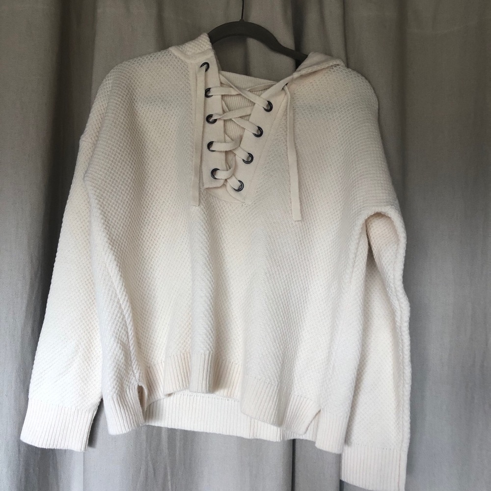 Made well Jameson Lace Up Pullover Hoodie - Picture 3 of 5